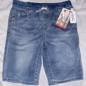 Levis Levi Strauss Pull On Skinny Jean Shorts Large Boys New